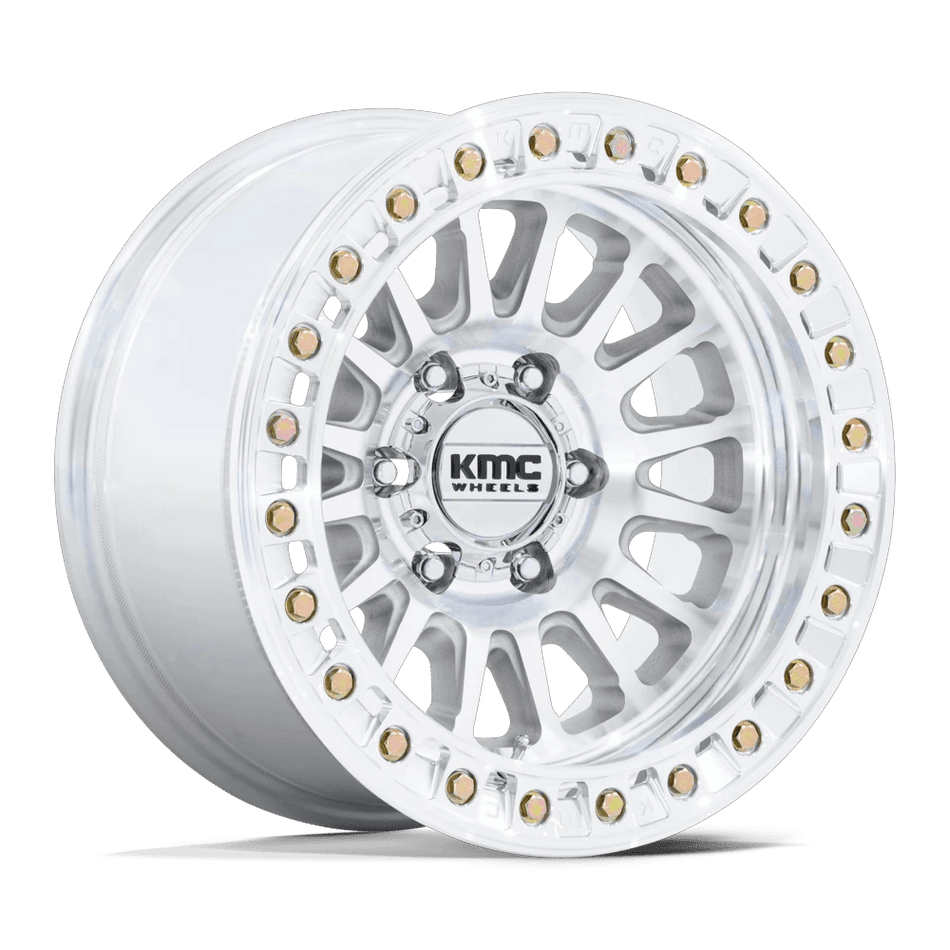 KMC KM239 IMPACT BEADLOCK 17x9 ET-38 6x139.7 Machined