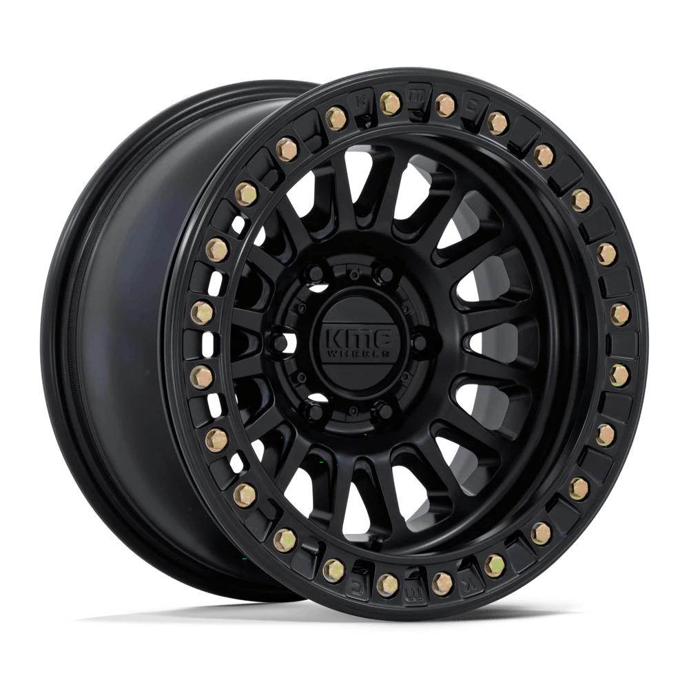 KMC KM239 IMPACT BEADLOCK 17x9 ET1 6x139.7 Matte Black