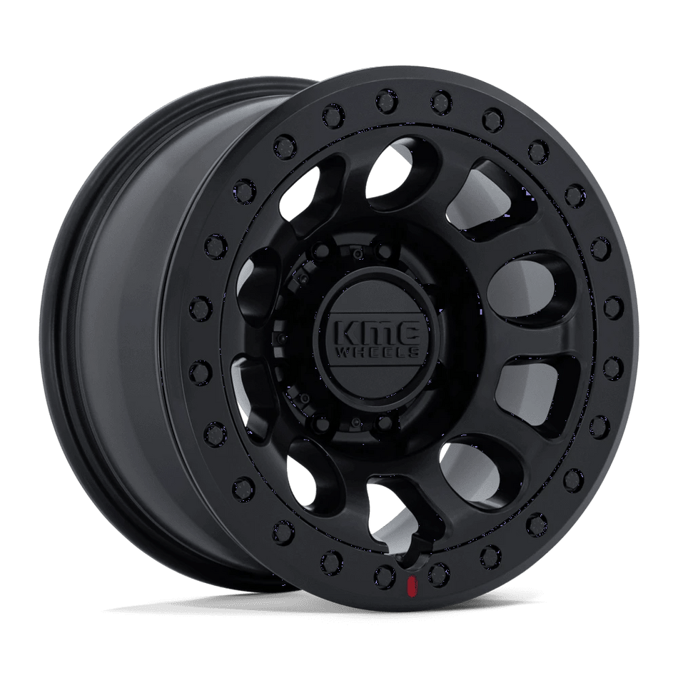 KMC KM241 E25 BEADLOCK 17x9 ET-38 8x165.1 Blackout