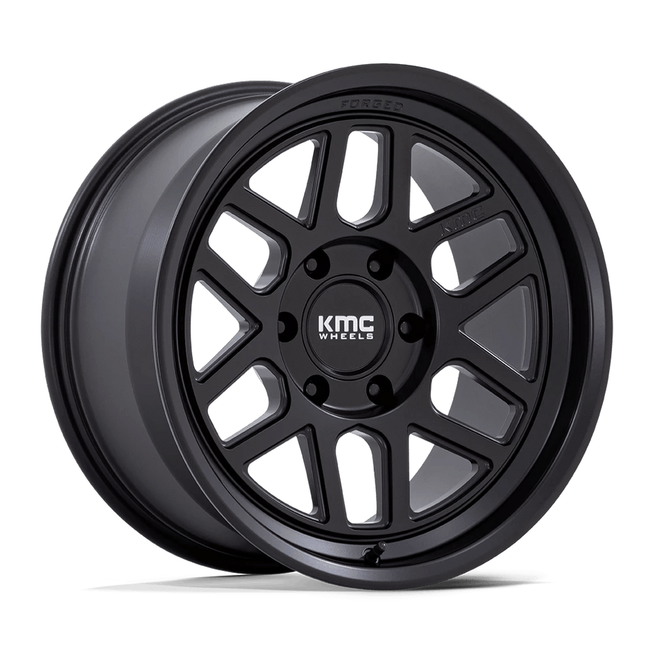 KMC KM446 MESA FORGED MONOBLOCK 18x9 ET-12 6x139.7 Satin Black