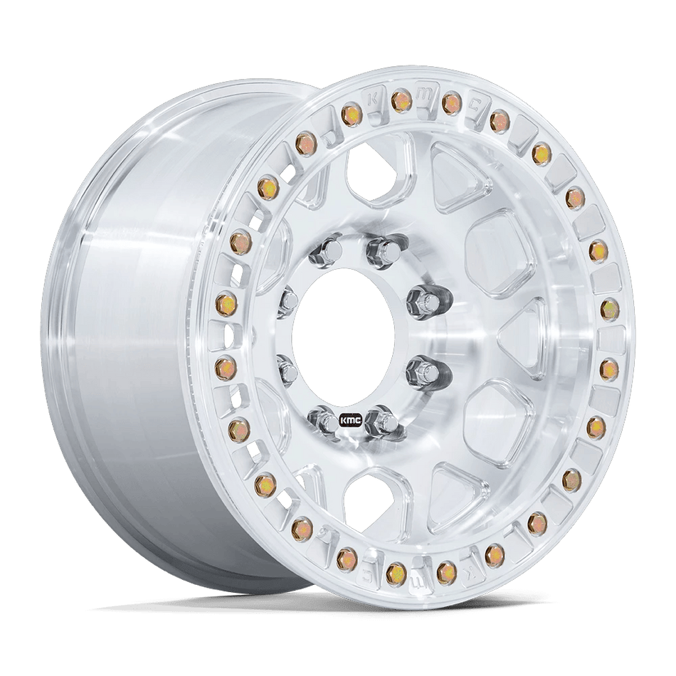 KMC KM450 MESA FORGED BEADLOCK 17x9 ET-12 8x165.1 Raw Machined