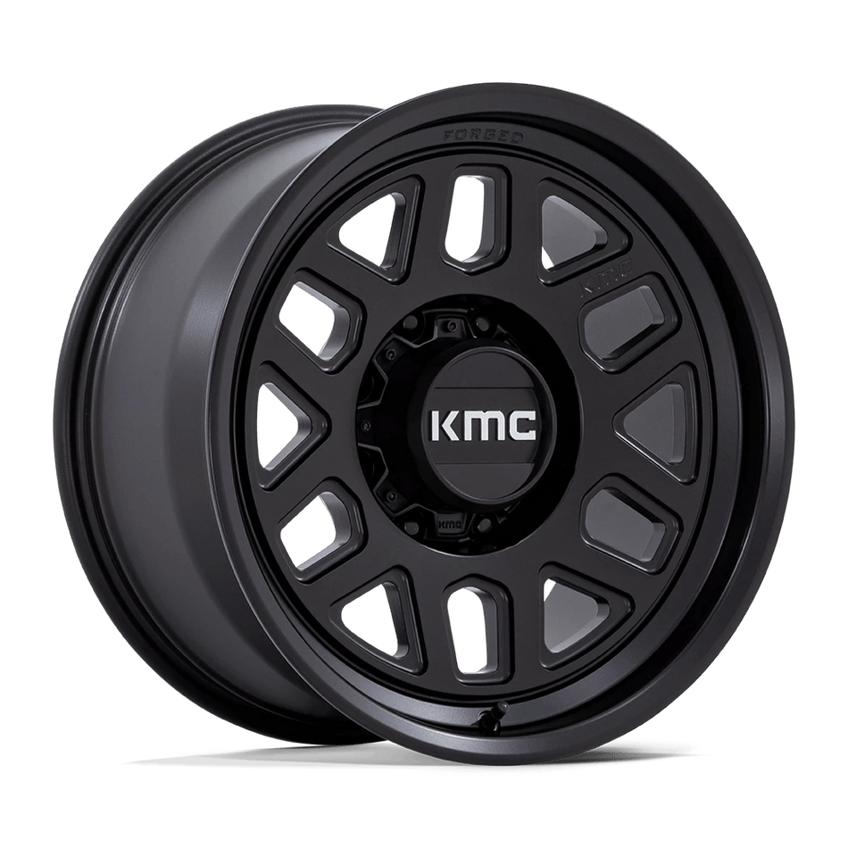 KMC KM451 MESA FORGED MONOBLOCK 18x9 ET-12 8x170 Satin Black