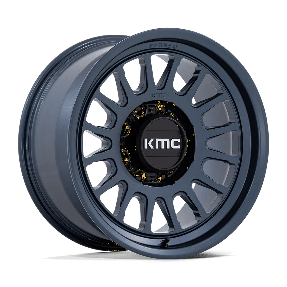 KMC KM452 IMPACT FORGED MONOBLOCK 18x9 ET-12 8x165.1 Metallic Blue