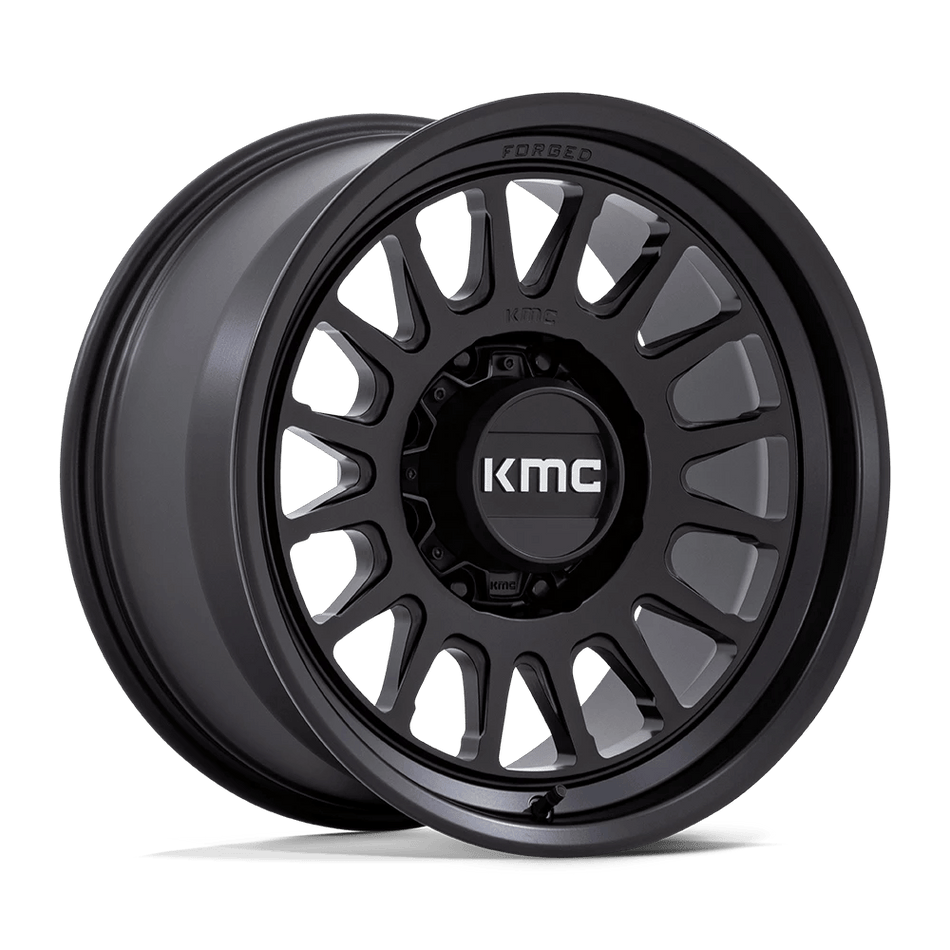 KMC KM452 IMPACT FORGED MONOBLOCK 18x9 ET-12 8x170 Satin Black