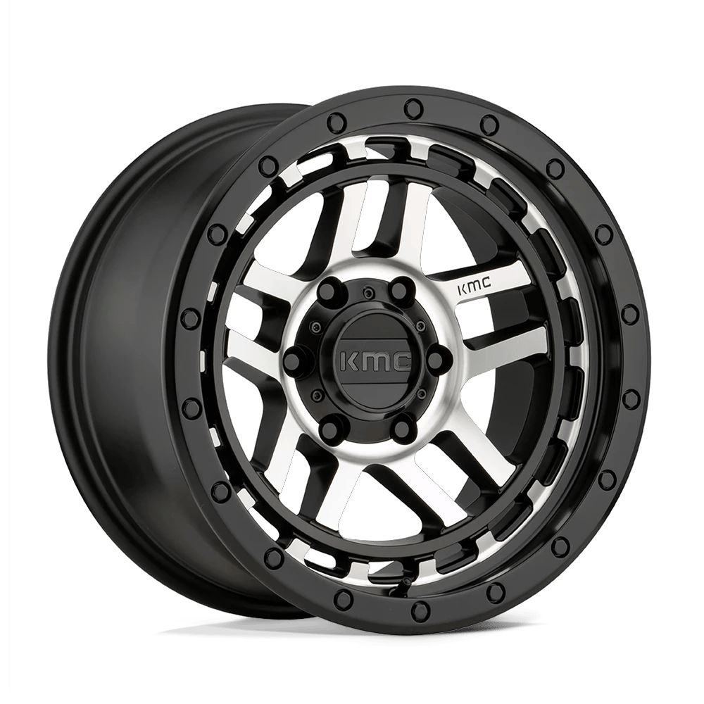 KMC KM540 RECON 17x8.5 ET18 6x139.7 Satin Black Machined