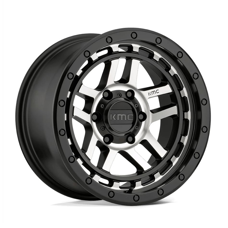 KMC KM540 RECON 17x8.5 ET18 6x139.7 Satin Black Machined