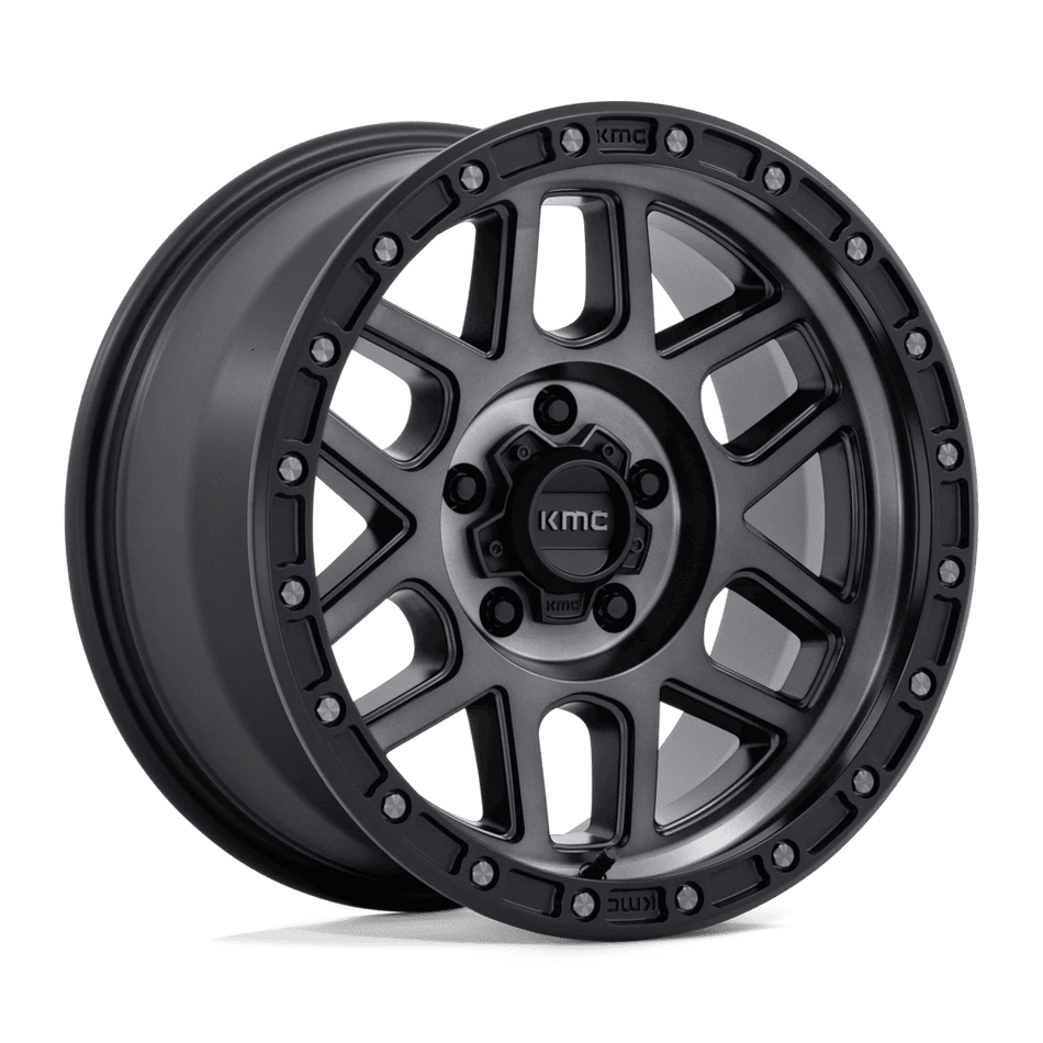 KMC KM544 MESA 18x9 ET25 5x150 Satin Black w/ Gray Tint