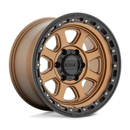 KMC KM548 CHASE 18x9 ET0 8x165.1 Matte Bronze w/ Black Lip