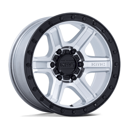 KMC KM551 OUTRUN 17x8.5 ET-10 6x139.7 Machined w/ Gloss Black Lip