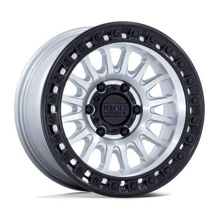 KMC KM552 IMS 17x8.5 ET-10 5x127 Machined w/ Matte Black Lip