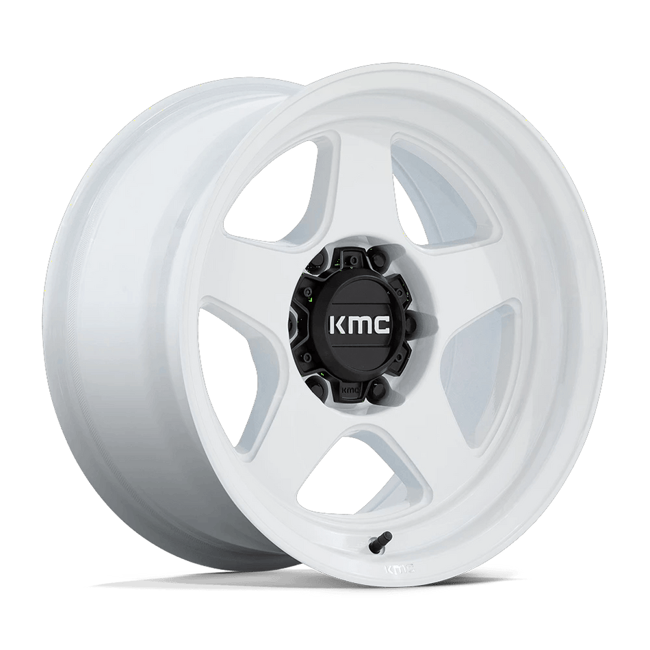 KMC KM728 LOBO 17x8.5 ET-10 6x135 Gloss White