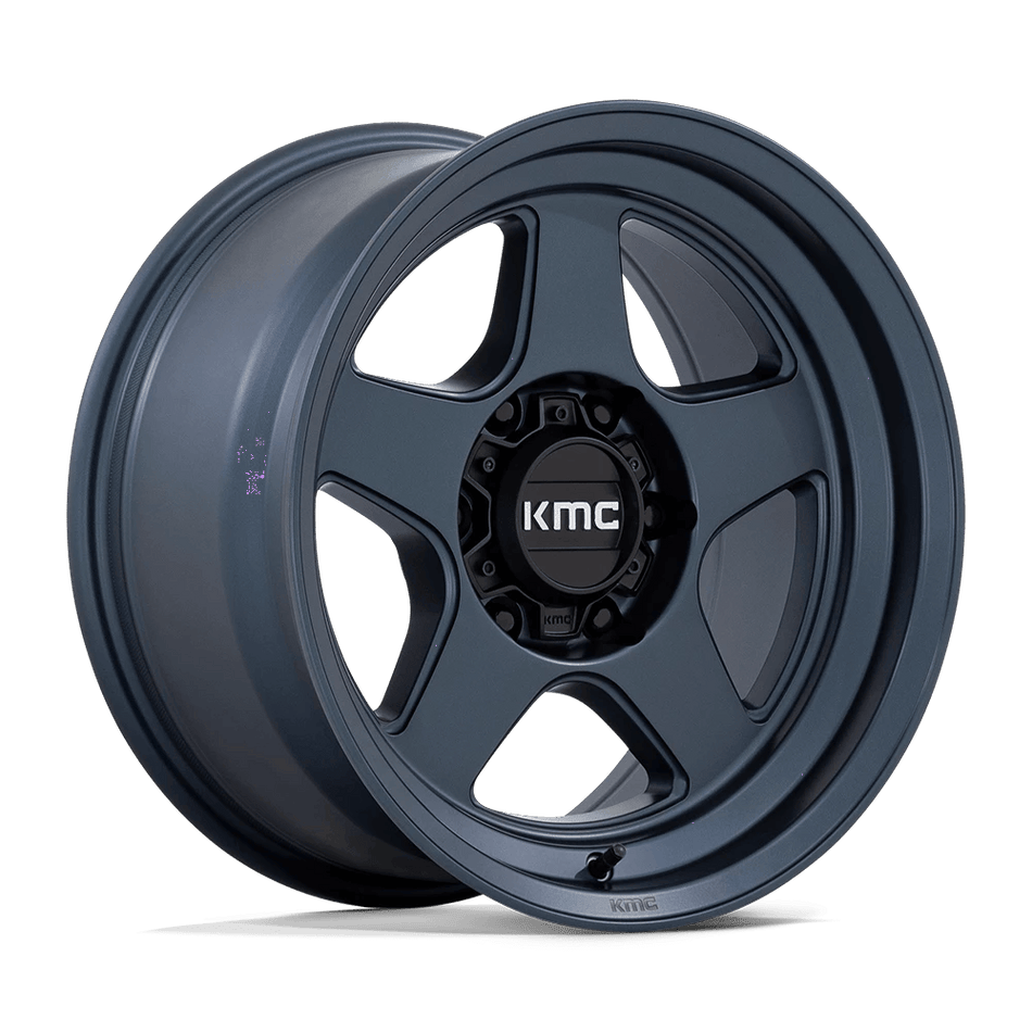 KMC KM728 LOBO 17x8.5 ET-10 6x135 Metallic Blue