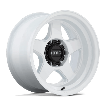 KMC KM728 LOBO 17x8.5 ET18 6x135 Gloss White