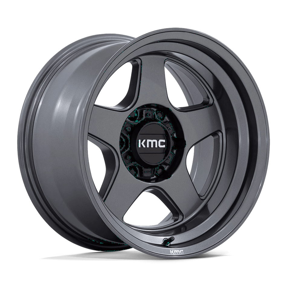 KMC KM728 LOBO 17x9 ET-38 6x139.7 Matte Anthracite