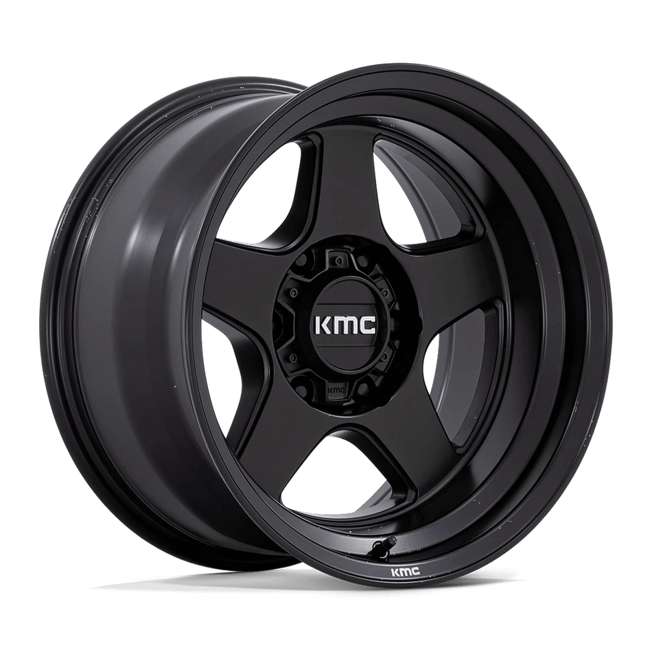 KMC KM728 LOBO 17x9 ET-38 5x127 Matte Black