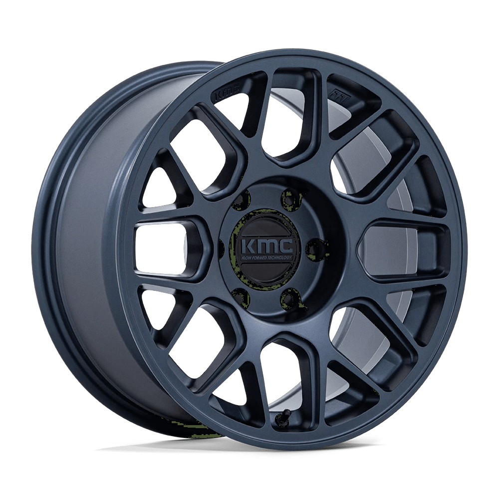 KMC KM730 HATCHET 17x8.5 ET-10 5x127 Metallic Blue