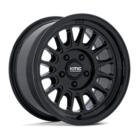 KMC KM733 IMPACT FFT 17x8.5 ET0 6x139.7 Gloss Black
