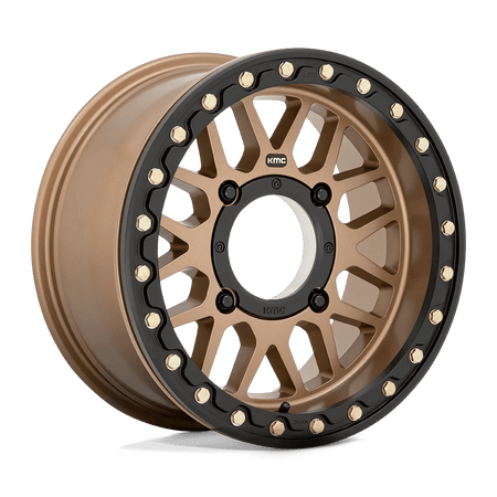 KMC Powersports KS235 GRENADE UTV BEADLOCK 15x6 ET38 4x156 Satin Bronze