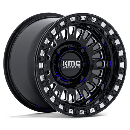 KMC Powersports KS242 AZTEC UTV BEADLOCK 15x7 ET38 4x156 Gloss Black Milled