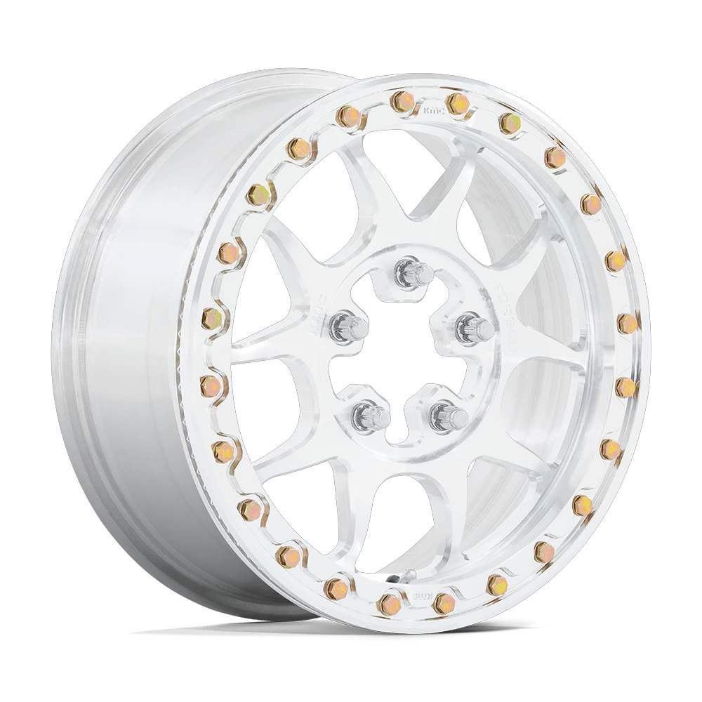 KMC Powersports KS437 TORO FORGED UTV BEADLOCK 15x6 ET50 5x114.3 Raw Machined