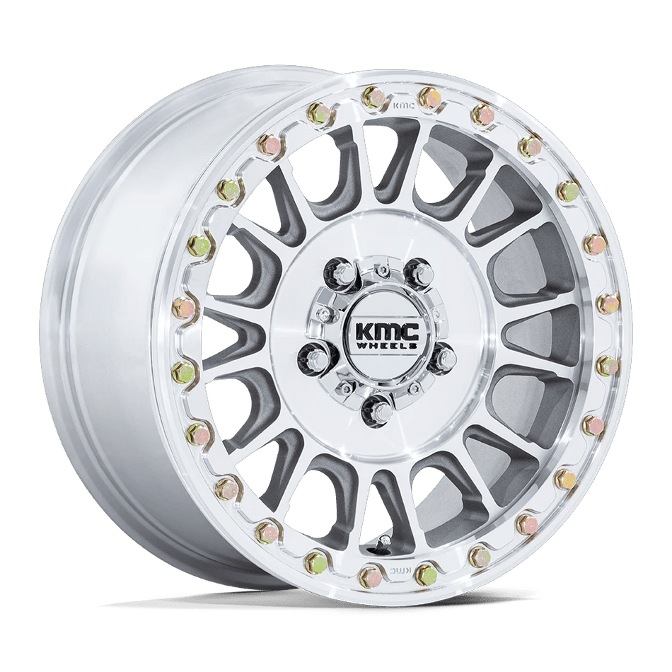 KMC Powersports KS239 IMPACT UTV BEADLOCK 15x7 ET10 4x137 Machined