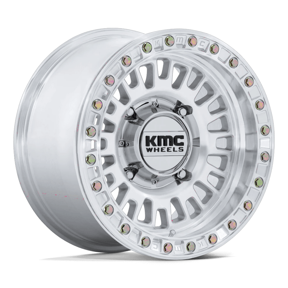 KMC Powersports KS242 AZTEC UTV BEADLOCK 15x10 ET0 4x156 Machined