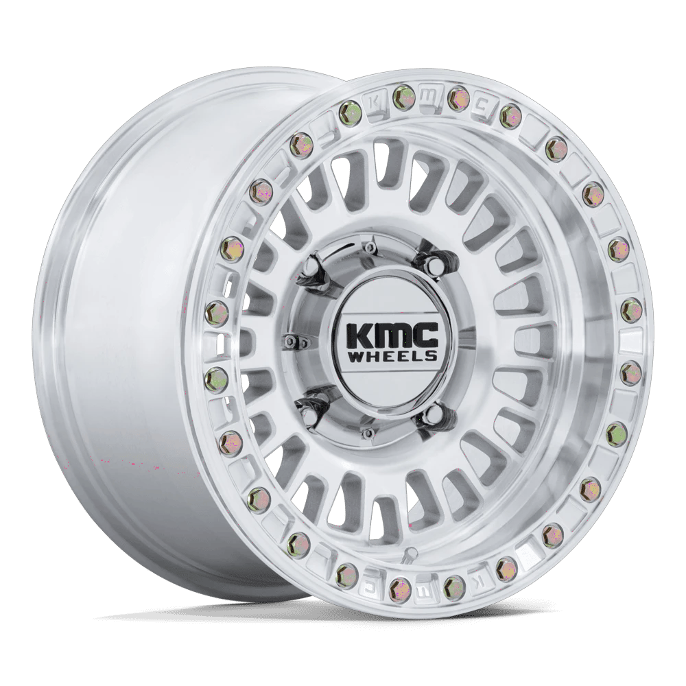 KMC Powersports KS242 AZTEC UTV BEADLOCK 15x10 ET0 4x137 Machined