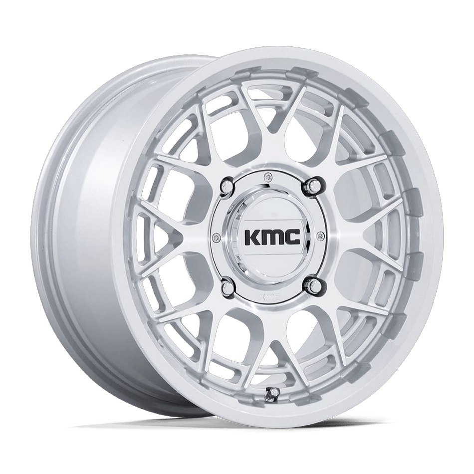 KMC Powersports KS139 TECHNIC UTV 15x7 ET38 5x114.3 Gloss Silver Machined