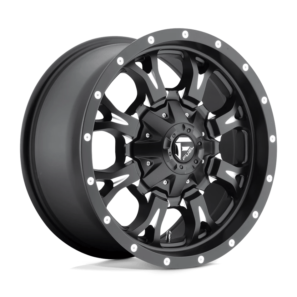 Fuel 1PC D517 KRANK 20x10 ET-24 8x170 Matte Black Milled