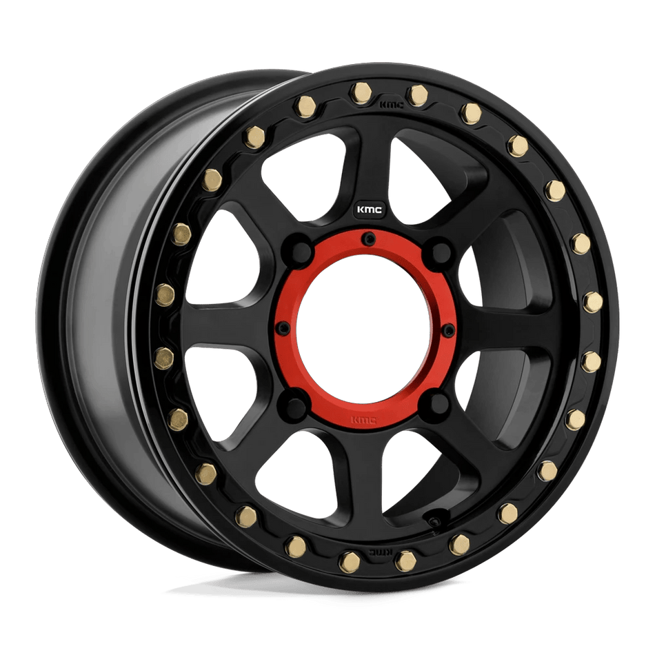 KMC Powersports KS234 ADDICT 2 UTV BEADLOCK 15x6 ET38 4x137 Satin Black