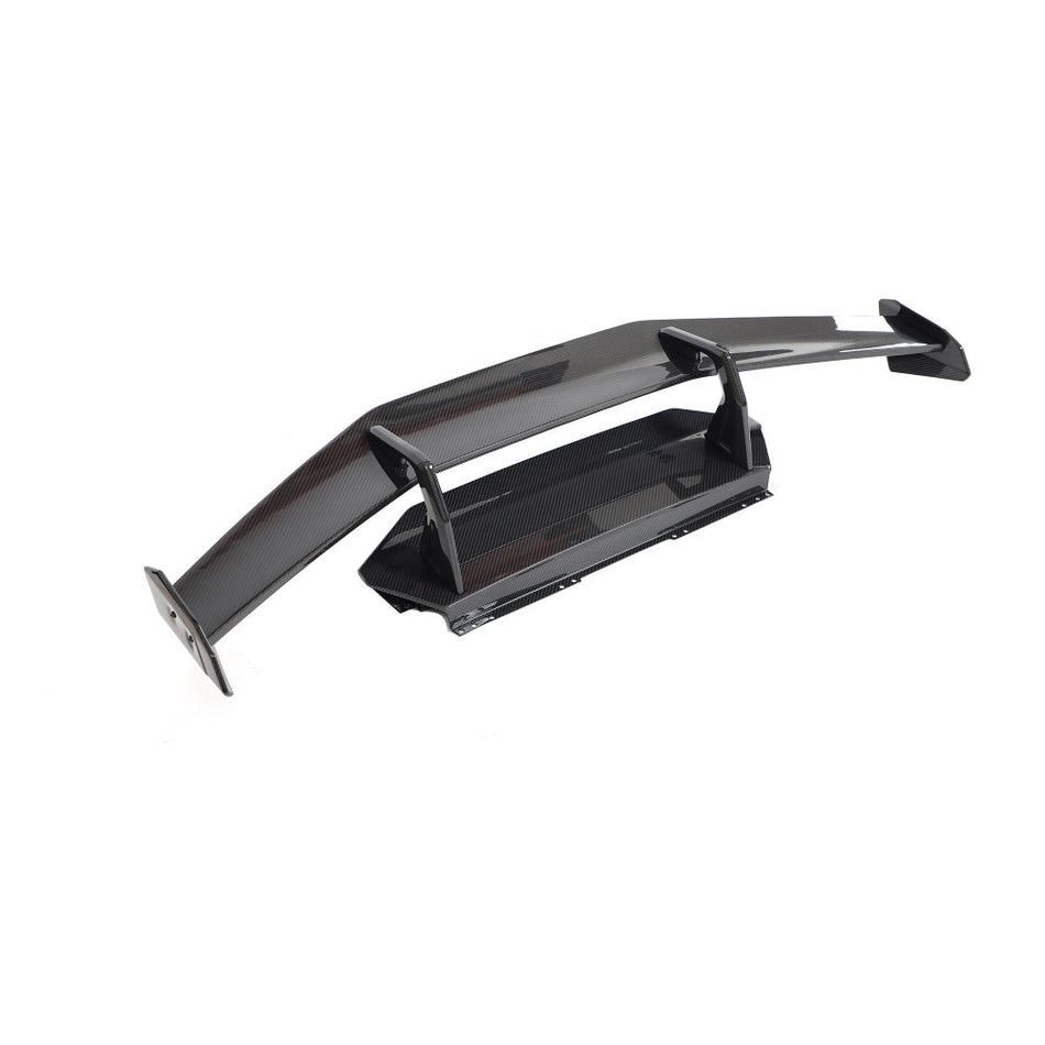 LAMBORGHINI HURACAN LP-580/LP-610 & EVO CARBON FIBRE SPOILER/WING - CT DESIGN-Spoiler-CT CARBON-CT Carbon - High-quality carbon fiber and gloss black aerodynamic parts for premium sports and luxury vehicles.