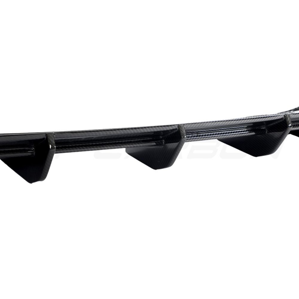 LAMBORGHINI HURACAN LP-610 CARBON FIBRE DIFFUSER - CT DESIGN-Diffuser-CT CARBON-CT Carbon - High-quality carbon fiber and gloss black aerodynamic parts for premium sports and luxury vehicles.