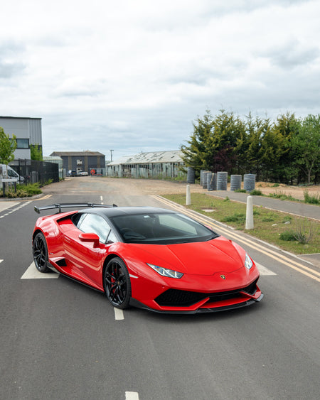 LAMBORGHINI HURACAN LP-610 CARBON FIBRE FULL KIT - CT DESIGN-Kit-CT CARBON-CT Carbon - High-quality carbon fiber and gloss black aerodynamic parts for premium sports and luxury vehicles.