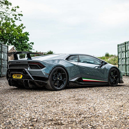 CT CARBON Diffuser LAMBORGHINI HURACAN PERFORMANTE CT DIFFUSER EXTENSIONS