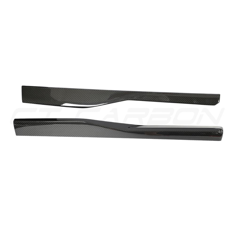LAMBORGHINI URUS CARBON FIBRE SIDE SKIRTS - CT DESIGN-Side Skirts-CT CARBON-CT Carbon - High-quality carbon fiber and gloss black aerodynamic parts for premium sports and luxury vehicles.