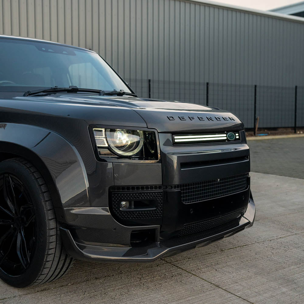 LAND ROVER DEFENDER L663 110 FULL CARBON FIBRE WIDE ARCH KIT - CT DESIGN-Kit-CT CARBON-CT Carbon - High-quality carbon fiber and gloss black aerodynamic parts for premium sports and luxury vehicles.