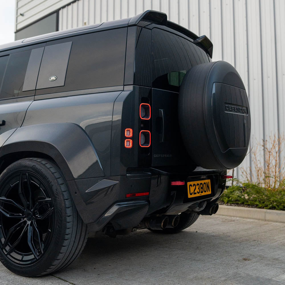 LAND ROVER DEFENDER L663 110 FULL CARBON FIBRE WIDE ARCH KIT - CT DESIGN-Kit-CT CARBON-CT Carbon - High-quality carbon fiber and gloss black aerodynamic parts for premium sports and luxury vehicles.