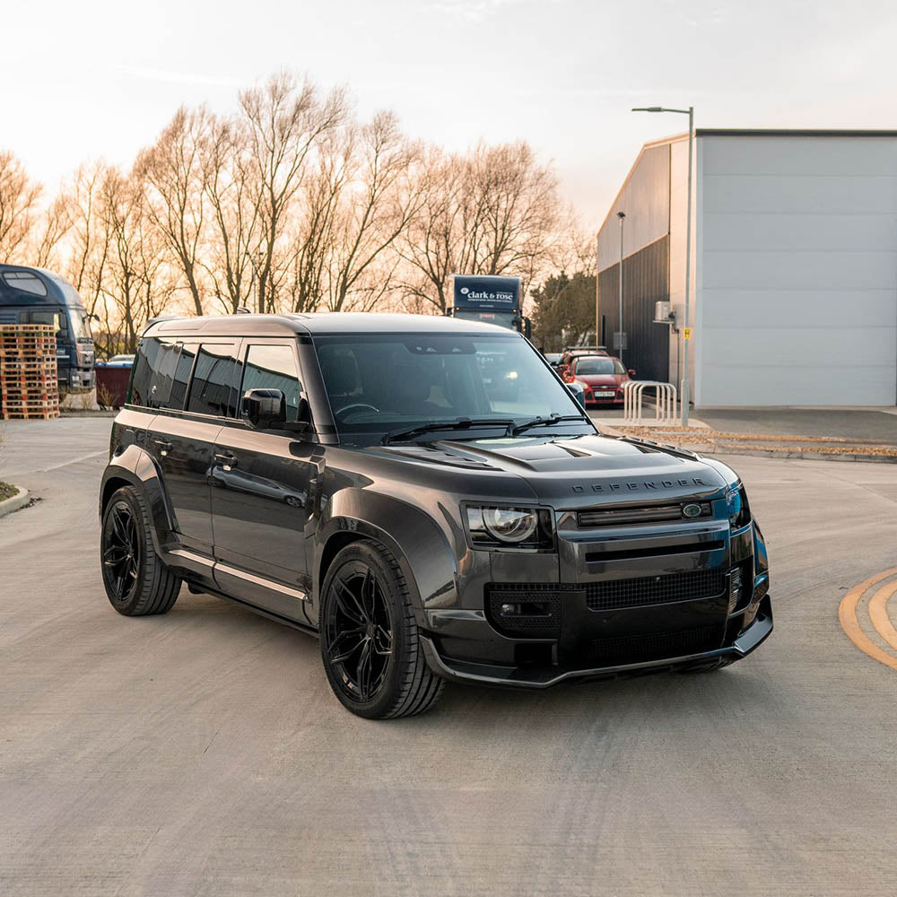 LAND ROVER DEFENDER L663 110 FULL CARBON FIBRE WIDE ARCH KIT - CT DESIGN-Kit-CT CARBON-CT Carbon - High-quality carbon fiber and gloss black aerodynamic parts for premium sports and luxury vehicles.
