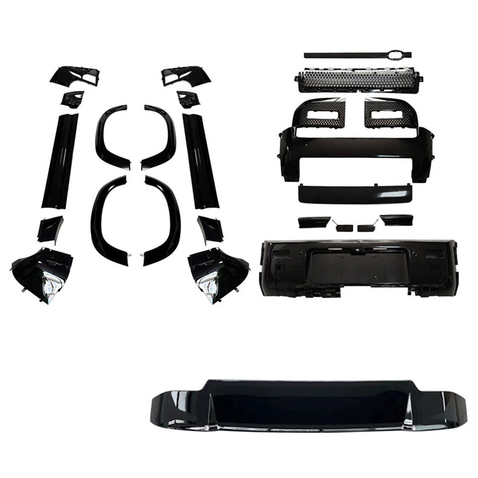LAND ROVER DEFENDER L663 90 GLOSS BLACK KIT - V2