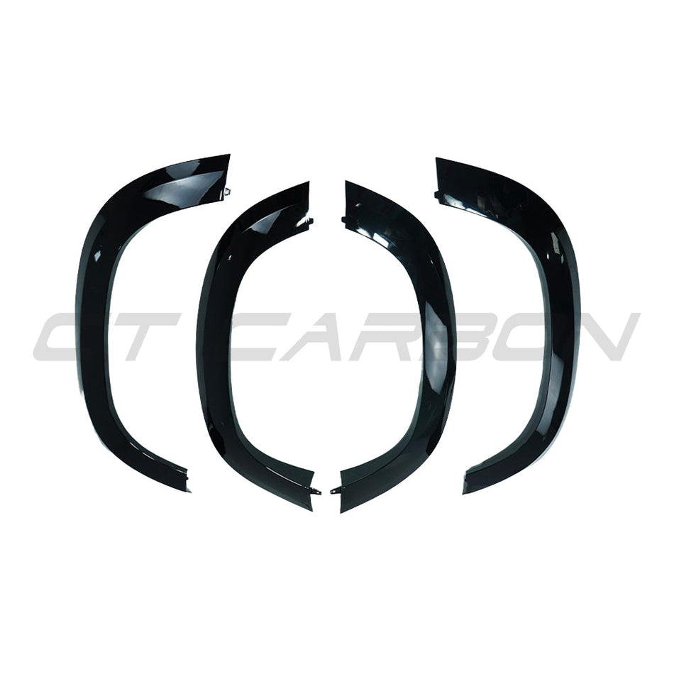 LAND ROVER DEFENDER L663 90 GLOSS BLACK WIDE ARCH FENDERS