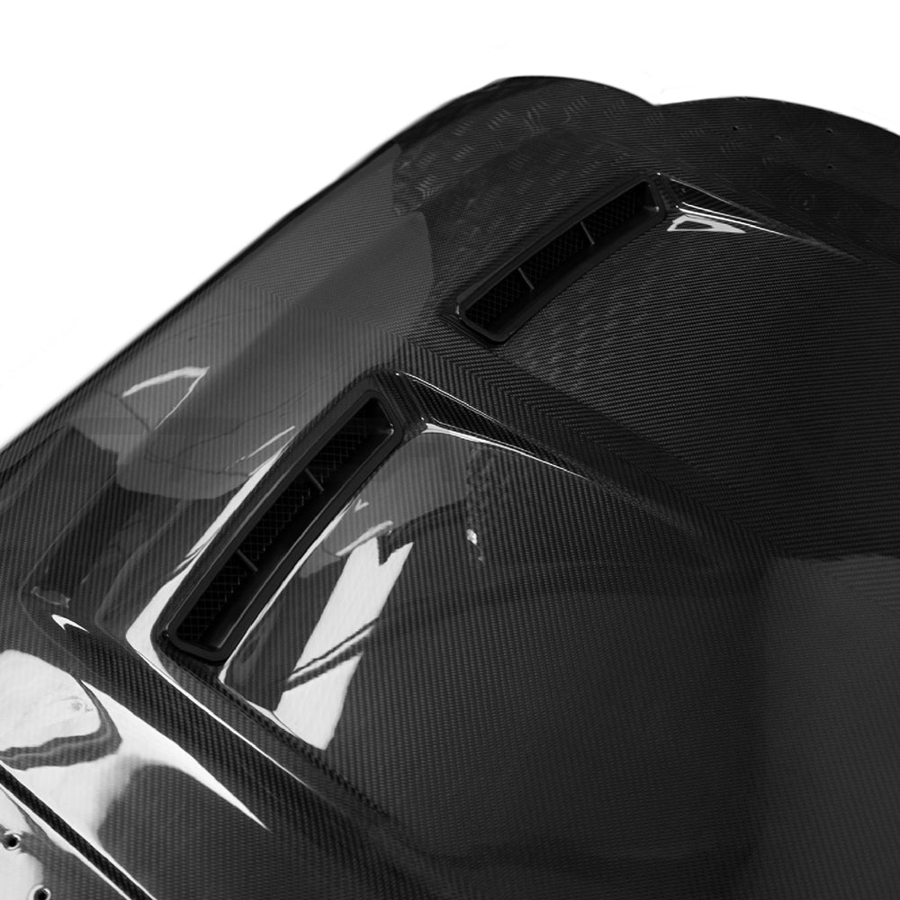 LAND ROVER DEFENDER L663 90/110/130 CARBON FIBRE SV STYLE HOOD/BONNET-Bonnet-CT CARBON-CT Carbon - High-quality carbon fiber and gloss black aerodynamic parts for premium sports and luxury vehicles.