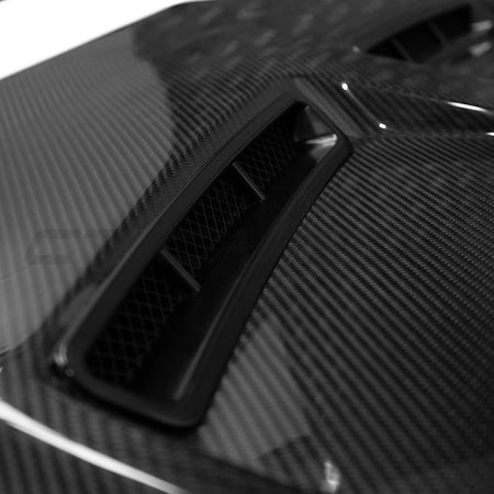 LAND ROVER DEFENDER L663 90/110/130 CARBON FIBRE SV STYLE HOOD/BONNET-Bonnet-CT CARBON-CT Carbon - High-quality carbon fiber and gloss black aerodynamic parts for premium sports and luxury vehicles.