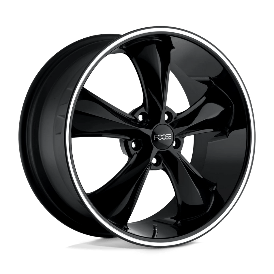 Foose 1PC F104 LEGEND 20x8.5 ET7 5x115 Gloss Black Milled