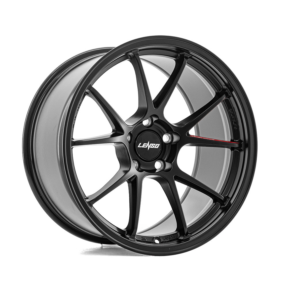 LENSO 95G 18x9.5 ET22 5x114.3 Matt Black