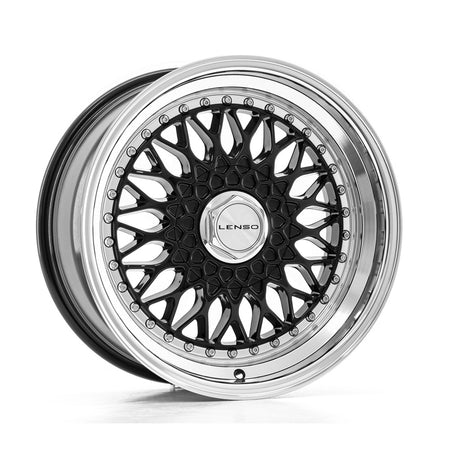 LENSO BSX 17x8.5 ET30 5x98 Gloss Black & Polished