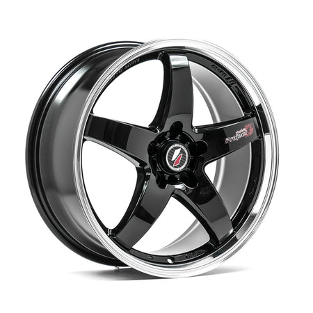 LENSO D1R 18x8 ET45 5x112 Gloss Black & Polished