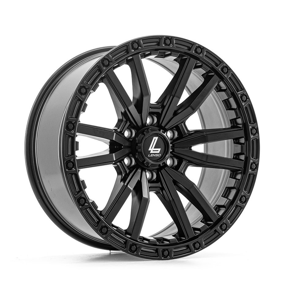 LENSO VALOR 20x9 ET12 6x139.7 Matt Black