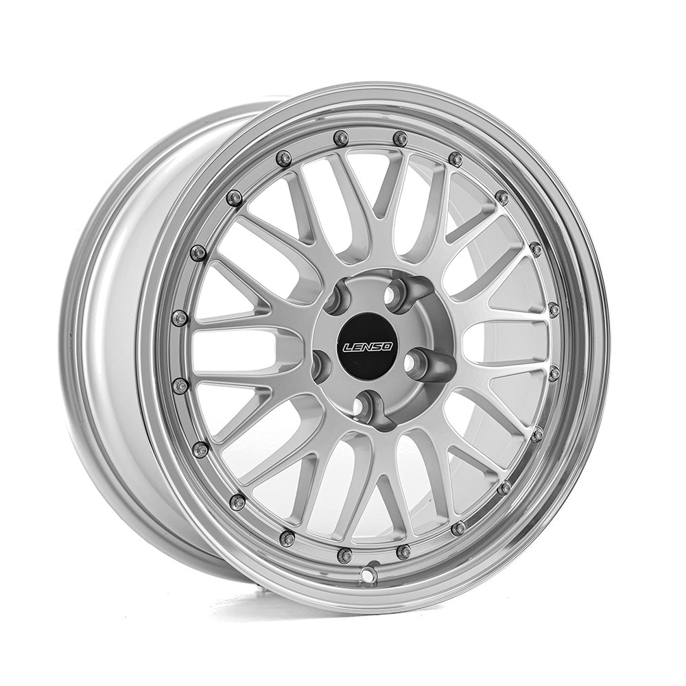 LENSO XLM 17x7.5 ET35 5x108 Gloss Silver & Polished
