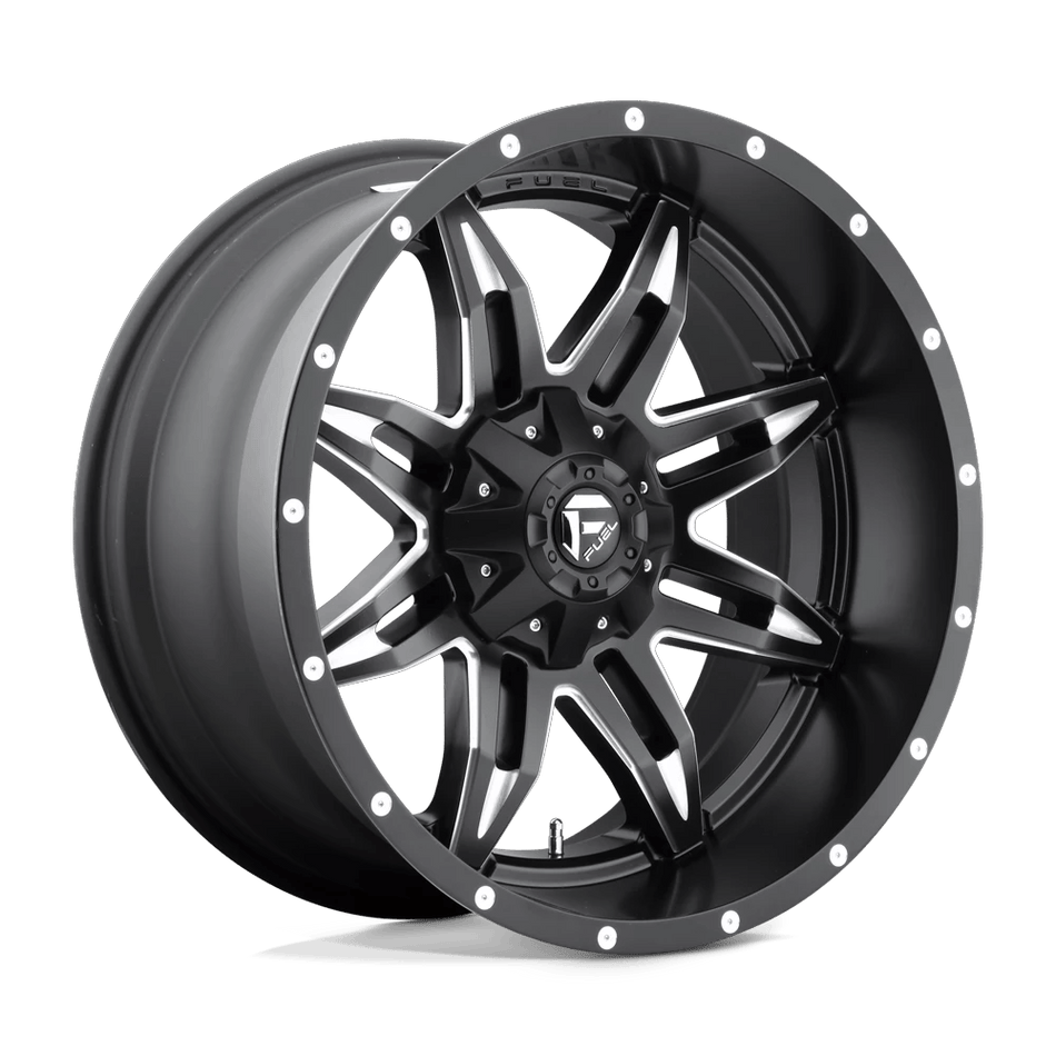 Fuel 1PC D567 LETHAL 20x10 ET-24 5x114.3/5.0 Matte Black Milled