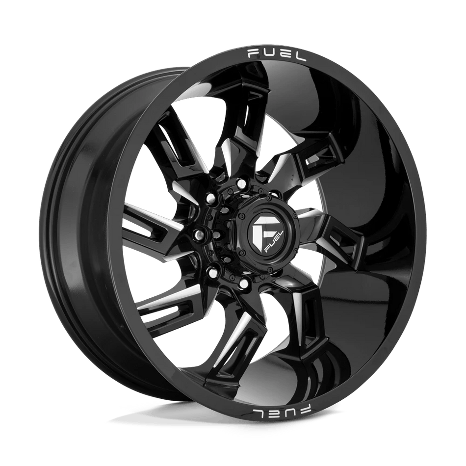 Fuel 1PC D747 LOCKDOWN 20x9 ET1 8x180 Gloss Black Milled